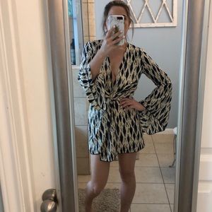 Vici Crystal clear printed dress